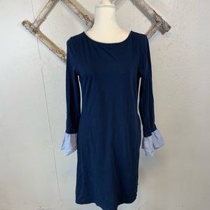 BeachLunchLounge Navy Long Sleeve Dress